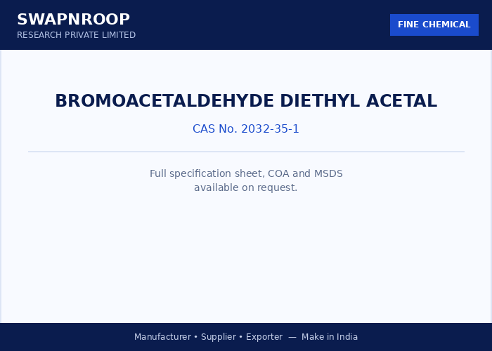 Bromoacetaldehyde Diethyl Acetal