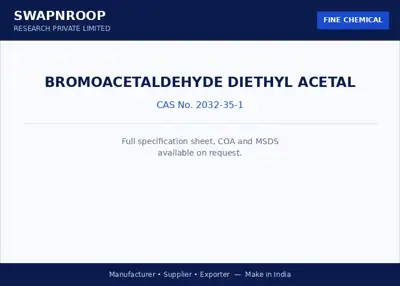 Bromoacetaldehyde Diethyl Acetal CAS 2032-35-1 - SRPL