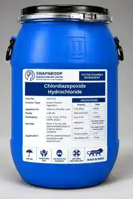 Chlordiazepoxide Hydrochloride (CAS 438-41-5) - manufacturer, supplier & exporter India - SRPL