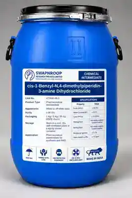 cis-1-Benzyl-N,4-dimethylpiperidin-3-amine Dihydrochloride CAS 477600-68-3 - SRPL