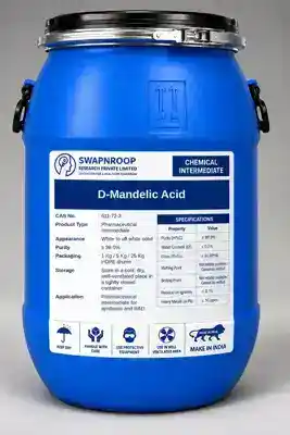 D-Mandelic Acid (CAS 611-72-3) - manufacturer, supplier & exporter India - SRPL