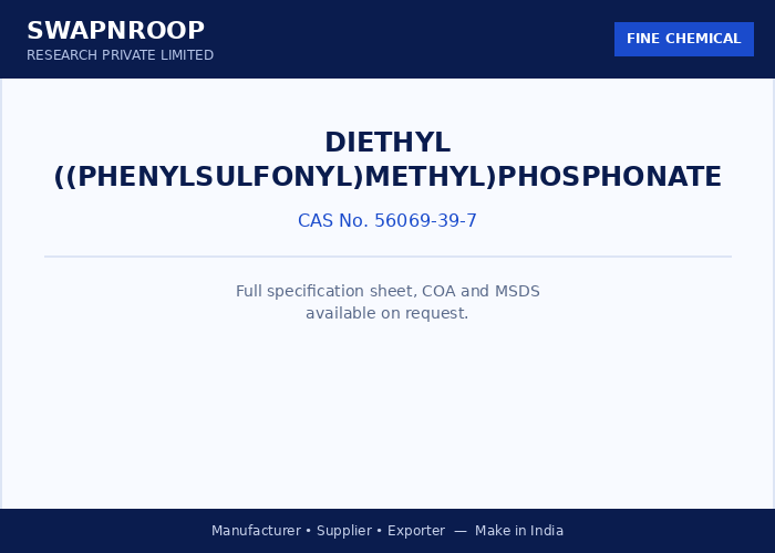 Diethyl ((phenylsulfonyl)methyl)phosphonate
