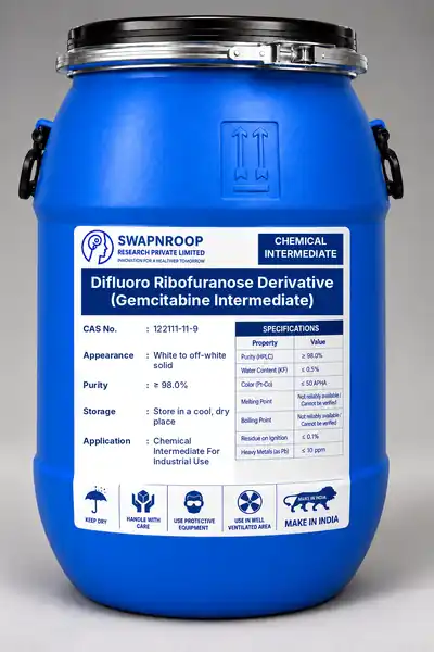 Difluoro Ribofuranose Derivative (Gemcitabine Intermediate) CAS 122111-11-9 - SRPL