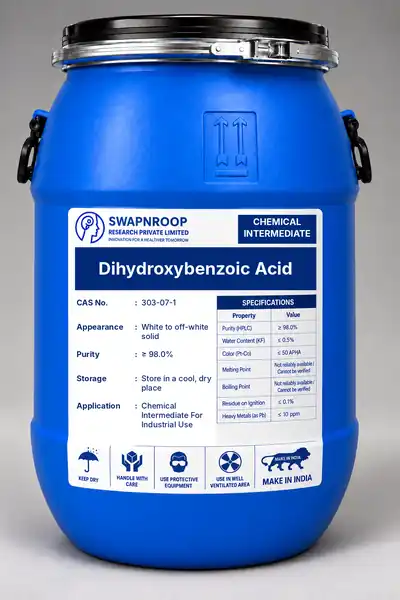Dihydroxybenzoic Acid (CAS 303-07-1) - manufacturer, supplier & exporter India - SRPL