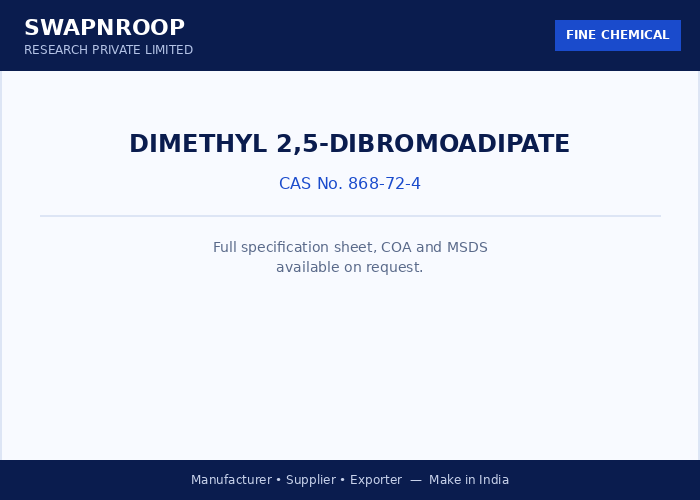 Dimethyl 2,5-dibromoadipate
