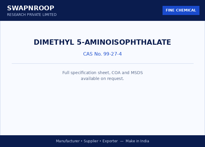 Dimethyl 5-Aminoisophthalate