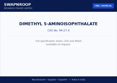 Dimethyl 5-Aminoisophthalate CAS 99-27-4 - SRPL