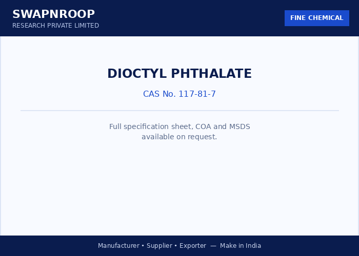 Dioctyl Phthalate