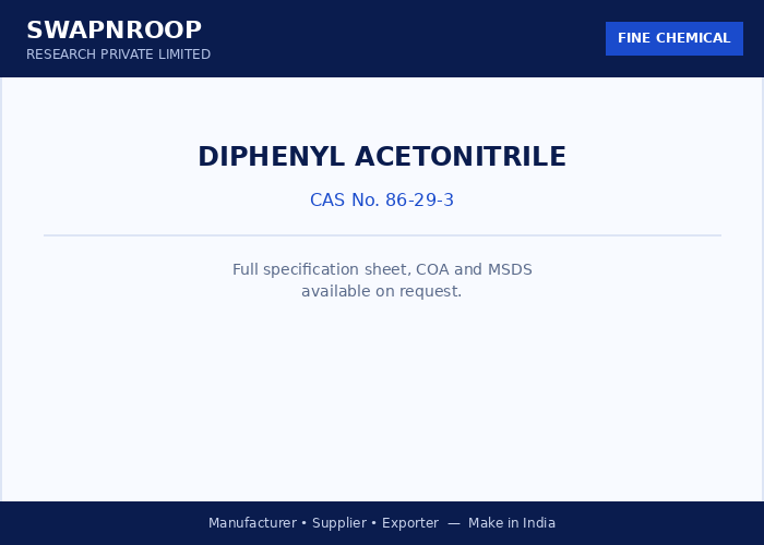 Diphenyl acetonitrile