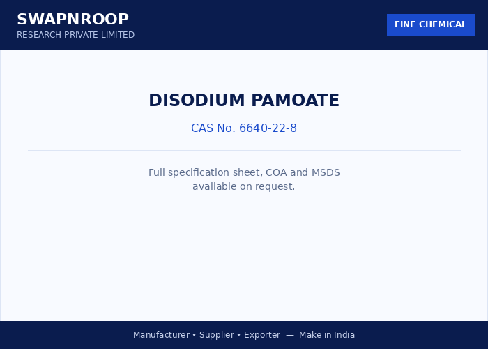 Disodium pamoate