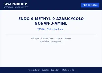 Endo-9-methyl-9-azabicycolo nonan-3-amine - SRPL