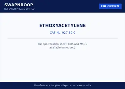 Ethoxyacetylene CAS 927-80-0 - SRPL