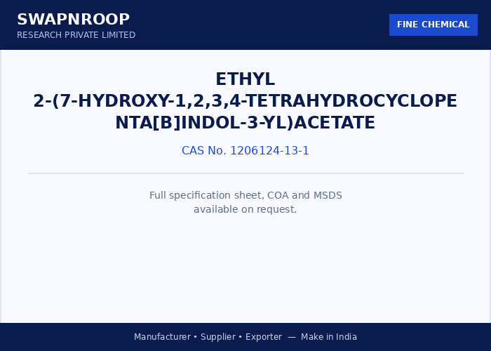 ethyl 2-(7-hydroxy-1,2,3,4-tetrahydrocyclopenta[b]indol-3-yl)acetate