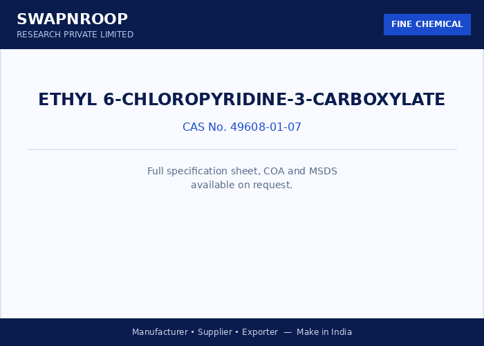 Ethyl 6-chloropyridine-3-carboxylate