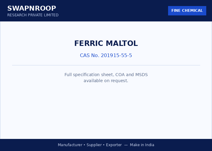 FERRIC MALTOL