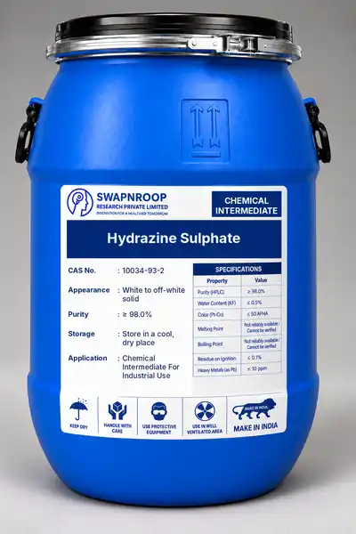 Hydrazine Sulphate (CAS 10034-93-2) - manufacturer, supplier & exporter India - SRPL