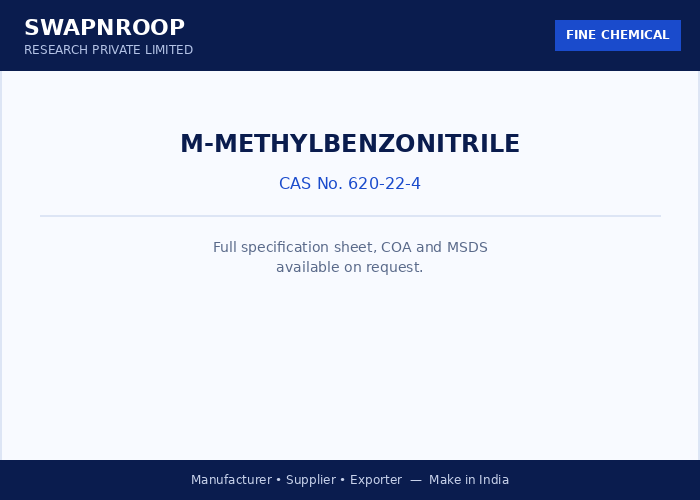m-Methylbenzonitrile