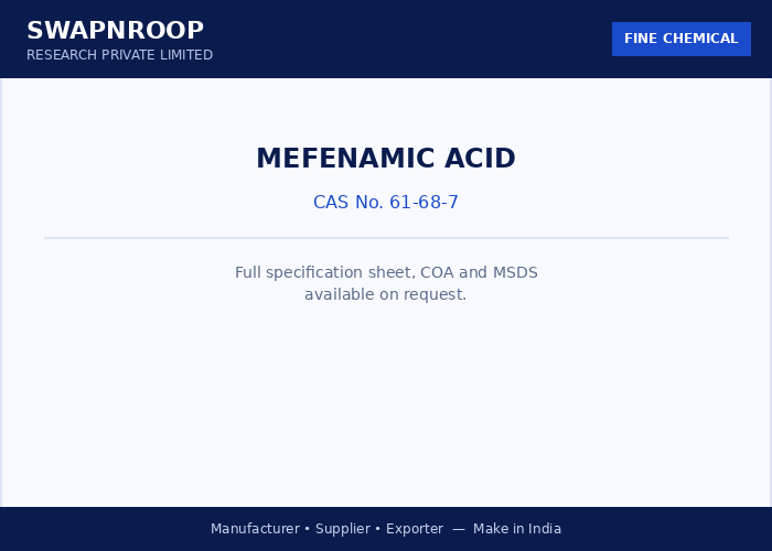 MEFENAMIC ACID