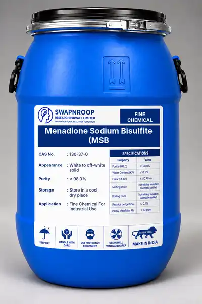 Menadione Sodium Bisulfite (MSB CAS 130-37-0 - SRPL