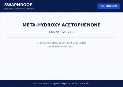 Meta-Hydroxy Acetophenone CAS 121-71-1 - SRPL