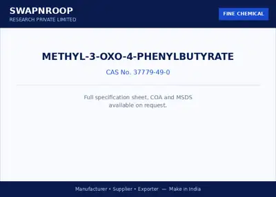 Methyl-3-oxo-4-phenylbutyrate CAS 37779-49-0 - SRPL