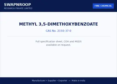 Methyl 3,5-dimethoxybenzoate CAS 2150-37-0 - SRPL