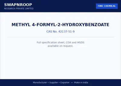 Methyl 4-formyl-2-hydroxybenzoate CAS 42137-51-9 - SRPL