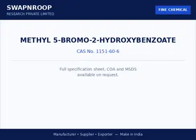 Methyl 5-Bromo-2-hydroxybenzoate CAS 1151-60-6 - SRPL