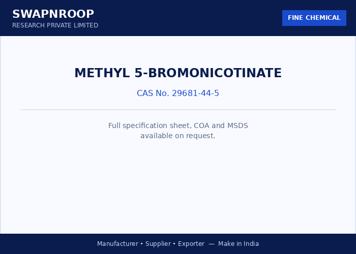 Methyl 5-bromonicotinate