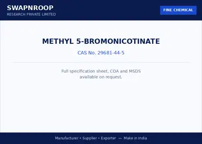 Methyl 5-bromonicotinate CAS 29681-44-5 - SRPL
