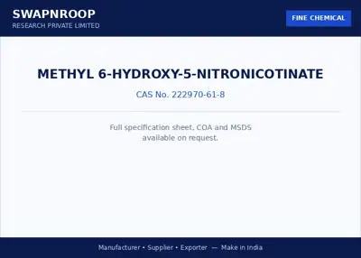 Methyl 6-hydroxy-5-nitronicotinate CAS 222970-61-8 - SRPL