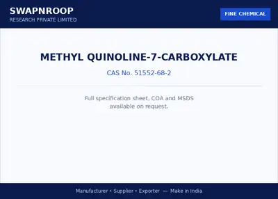 Methyl quinoline-7-carboxylate CAS 51552-68-2 - SRPL