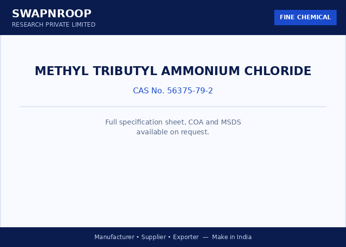 Methyl Tributyl Ammonium Chloride