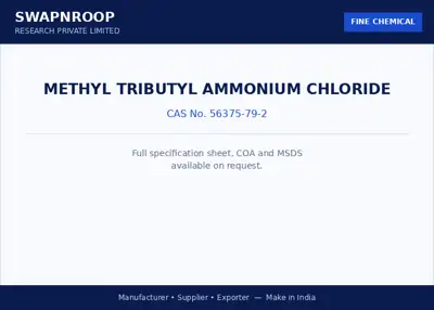 Methyl Tributyl Ammonium Chloride CAS 56375-79-2 - SRPL