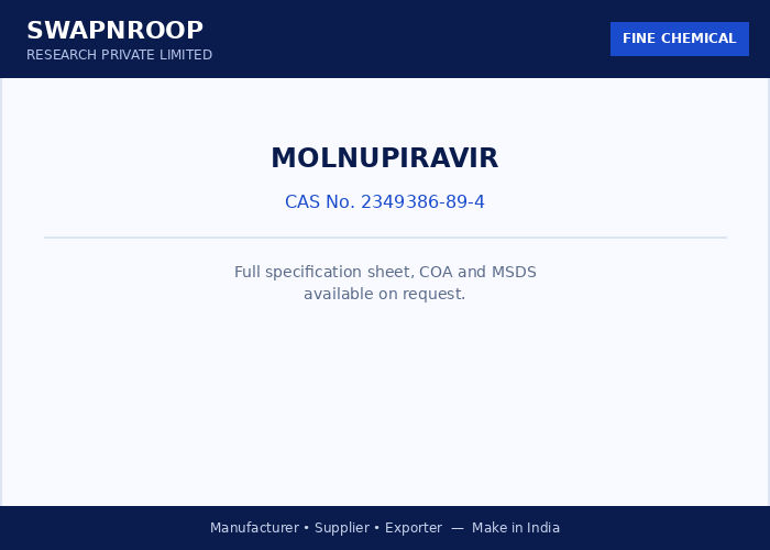 Molnupiravir