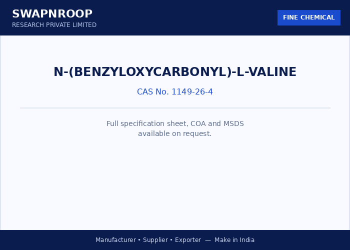 N-(Benzyloxycarbonyl)-L-valine