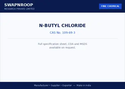 n-Butyl Chloride CAS 109-69-3 - SRPL