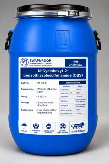 N-Cyclohexyl-2-benzothiazolesulfenamide (CBS) CAS 95-33-0 - SRPL