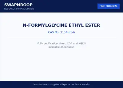N-Formylglycine ethyl ester CAS 3154-51-6 - SRPL