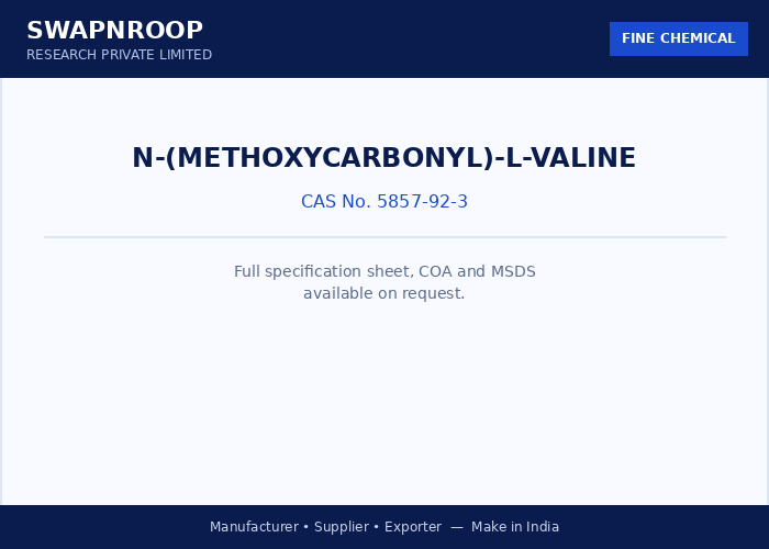 N-(Methoxycarbonyl)-L-valine