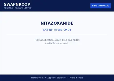NITAZOXANIDE CAS 55981-09-04 - SRPL
