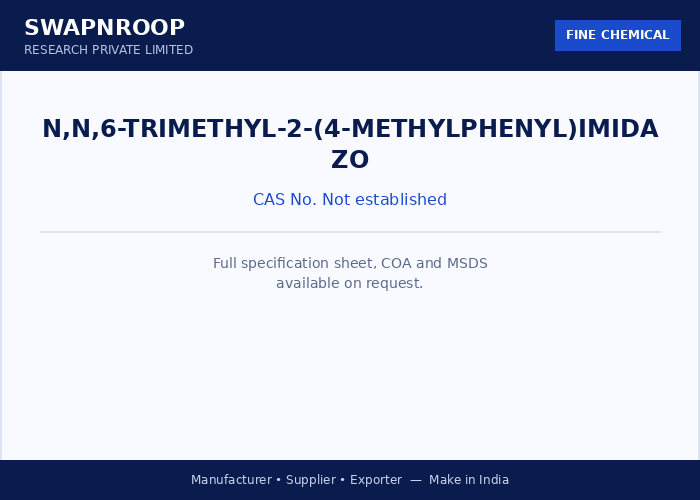 N,N,6-Trimethyl-2-(4-methylphenyl)imidazo