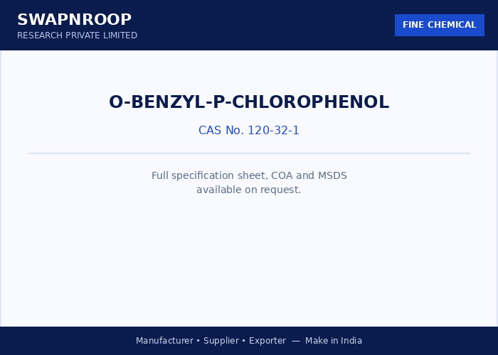 o-Benzyl-p-chlorophenol