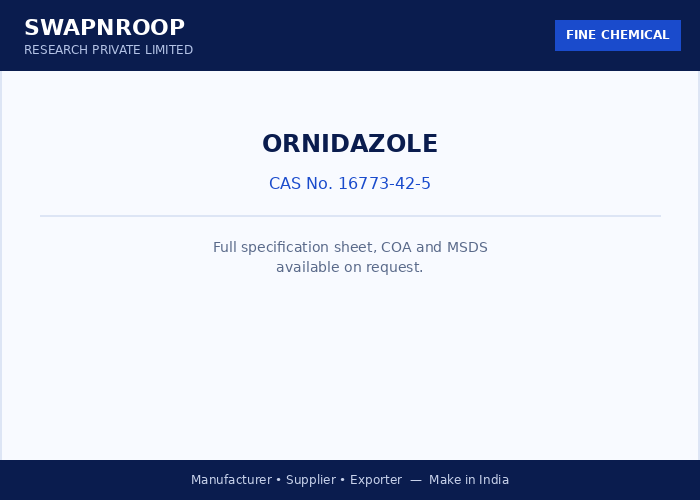 ORNIDAZOLE