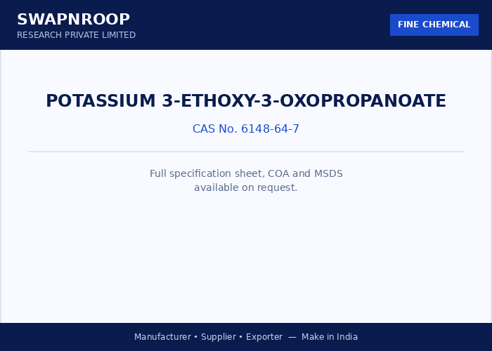 Potassium 3-ethoxy-3-oxopropanoate