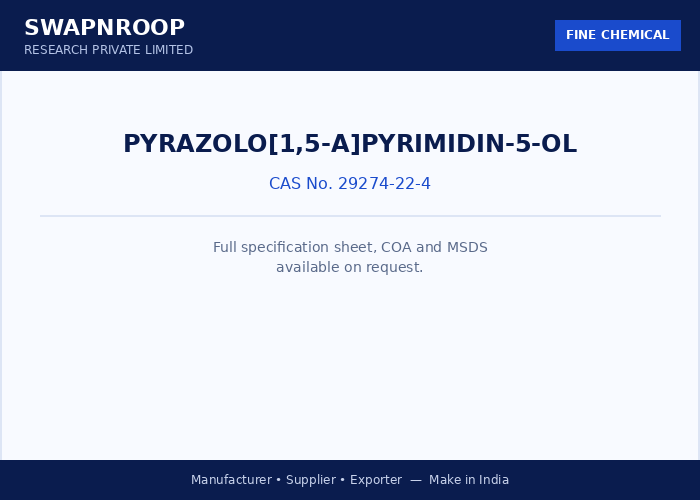 Pyrazolo[1,5-a]pyrimidin-5-ol