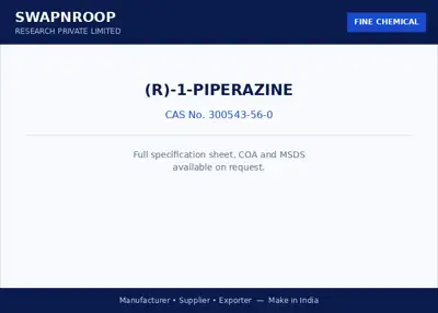 (R)-1-Piperazine CAS 300543-56-0 - SRPL