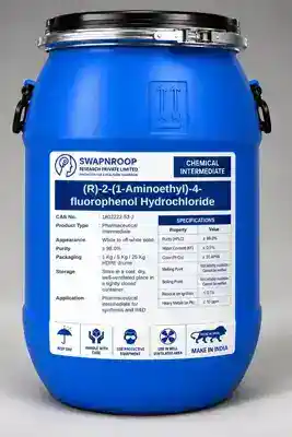 (R)-2-(1-Aminoethyl)-4-fluorophenol Hydrochloride CAS 1802222-53-2 - SRPL