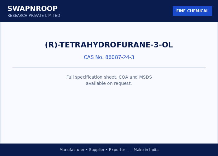 (R)-Tetrahydrofurane-3-ol