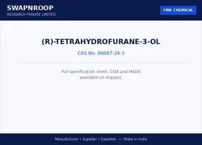 (R)-Tetrahydrofurane-3-ol CAS 86087-24-3 - SRPL